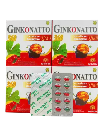Ginkgo Natto 360 Coenzym Q10 Hộp 100 Viên